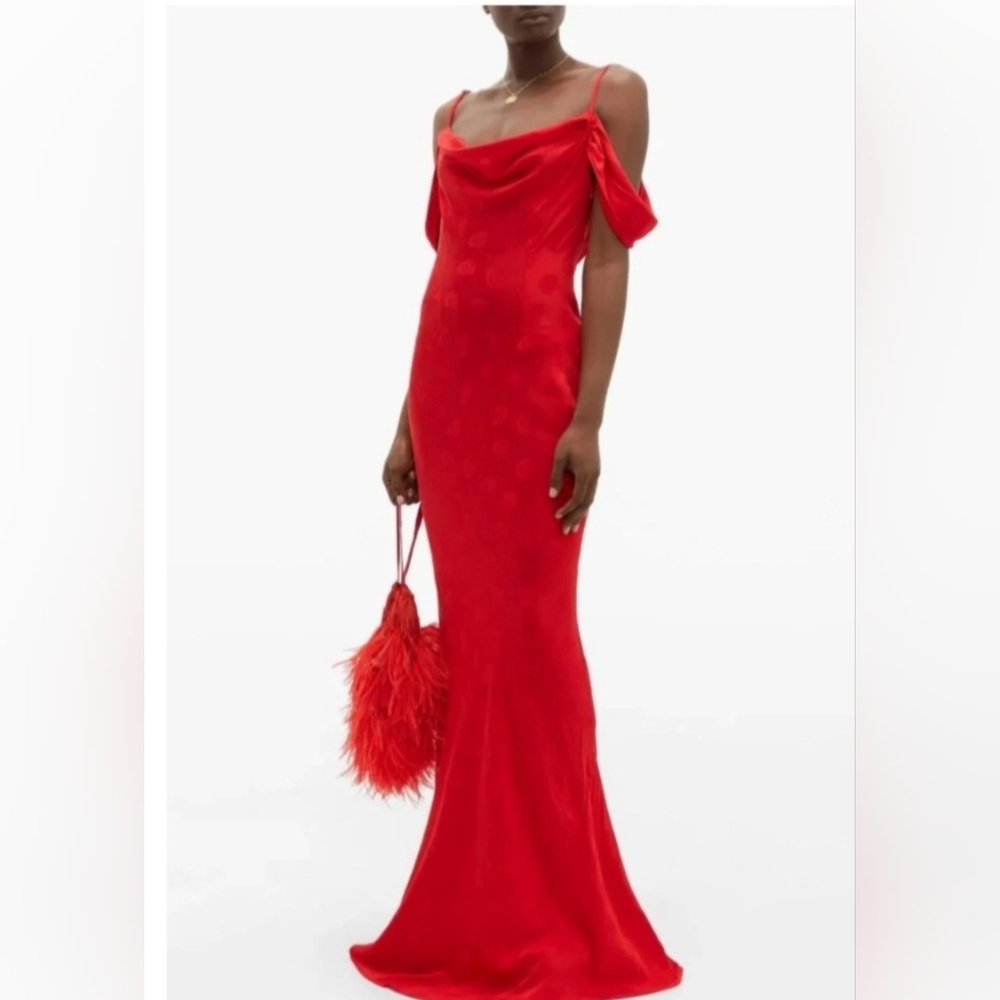 Rat & Boa Vibrant Red Maxi Dress - Picture 5 of 6